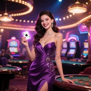Live casino table interface shown with ace4444 red gaming styling