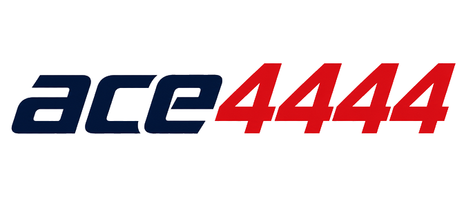 ace4444 logo on dark esports style background